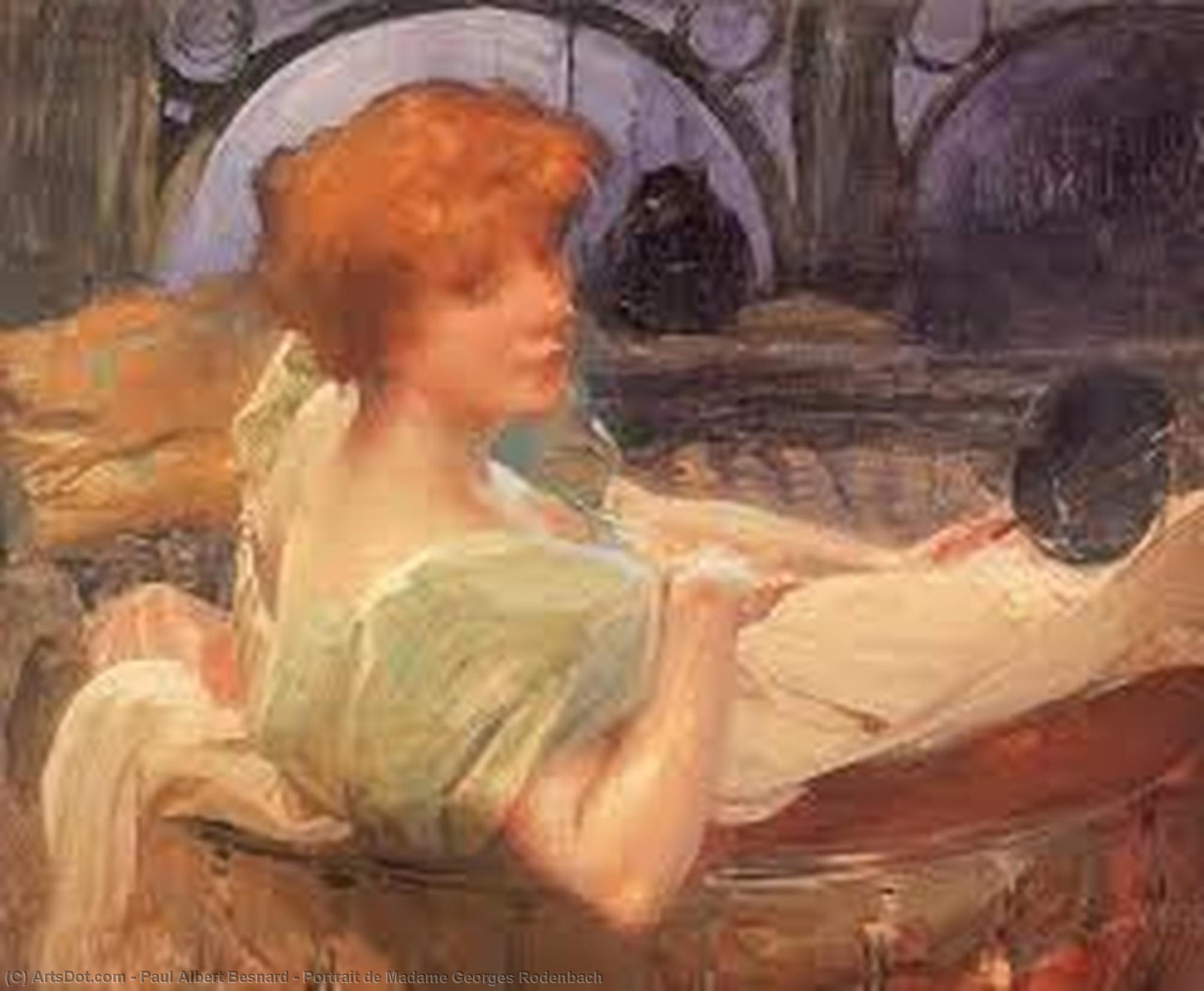 Portrait De Madame Georges Rodenbach — Paul Albert Besnard