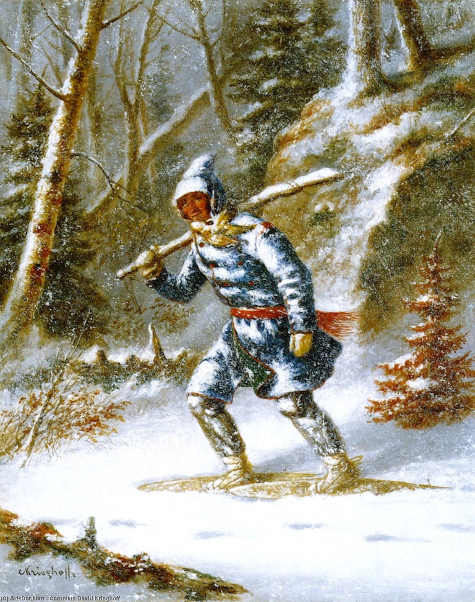 Hunter In A Blizzard — Корнелиус Дэвид Крёйгхофф