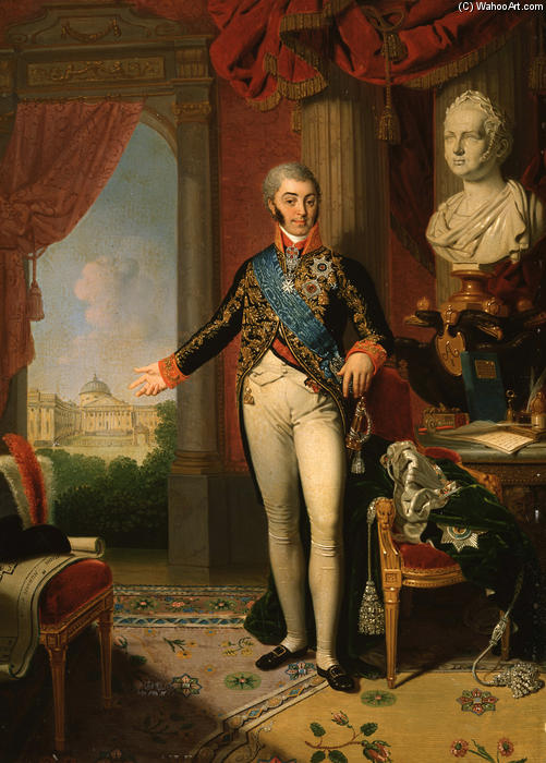 Retrato De Nikolai Sheremetev — Vladimir Lukich Borovikovsky