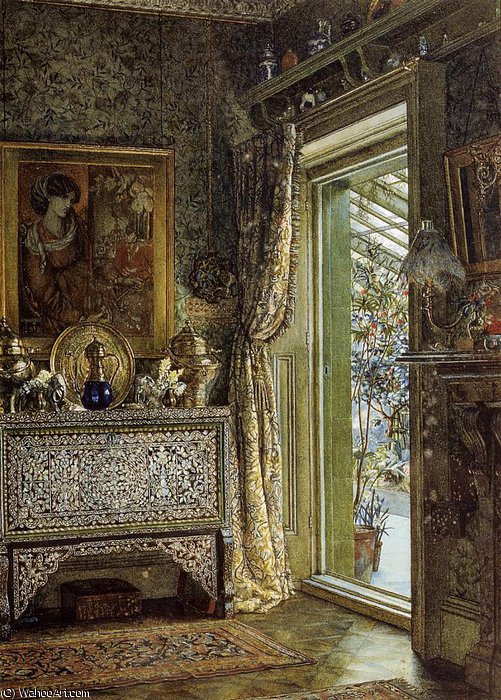 Drawing Room Holland Park — Lourens Alma Tadema