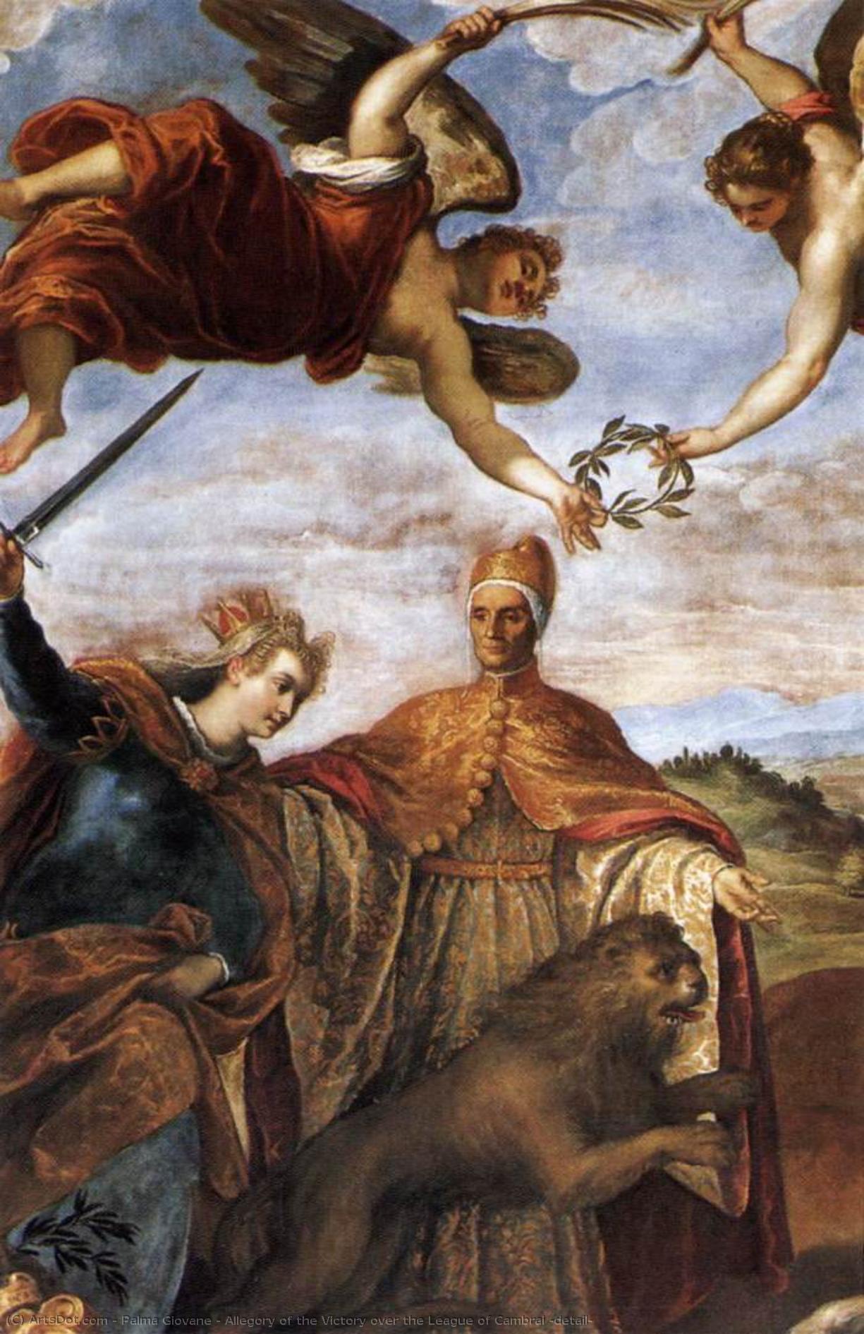 Allegory Of The Victory Over The League Of Cambrai (detail) — Jacopo Palma Il Giovane