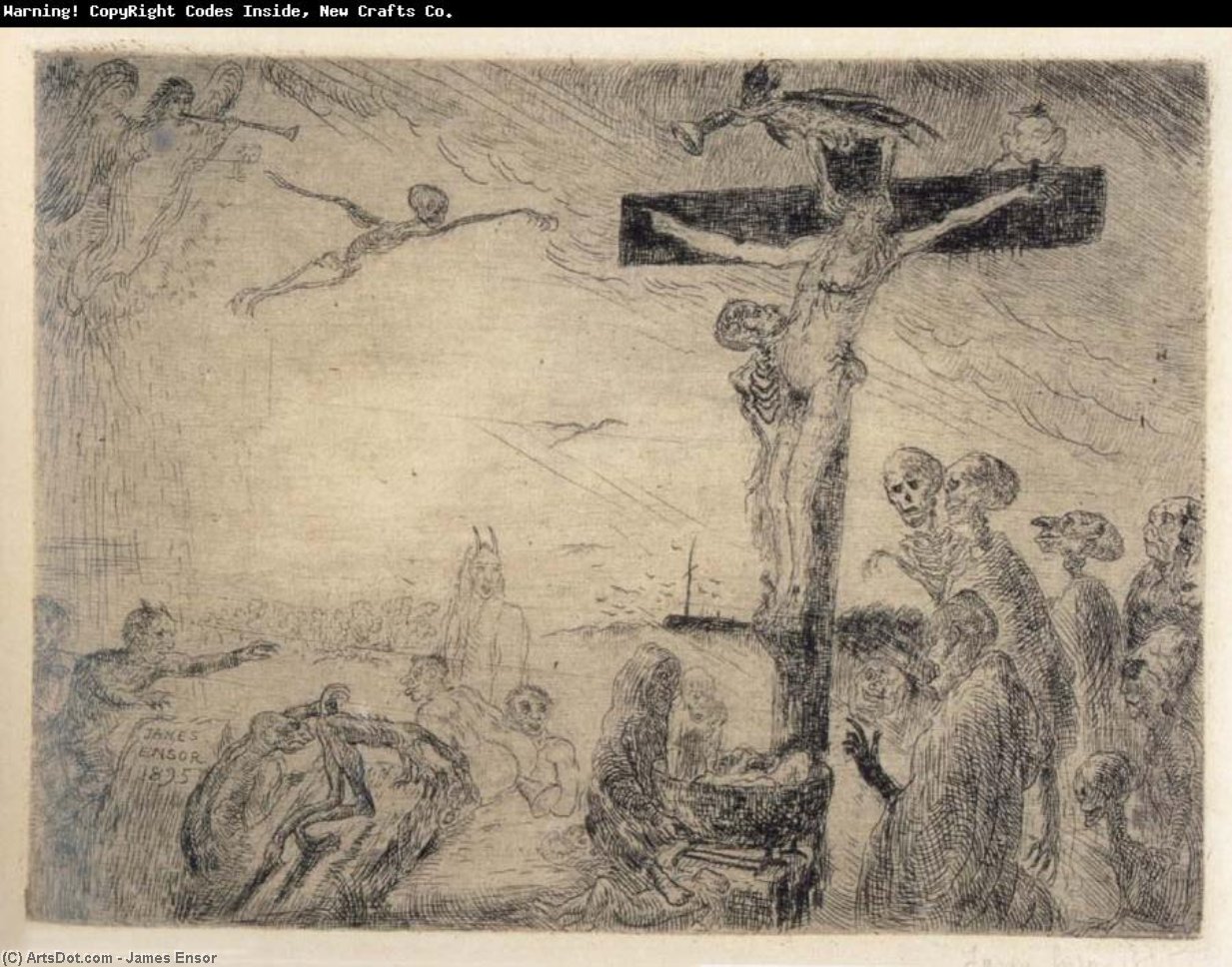 Christ Tormented By Demons — Энсор