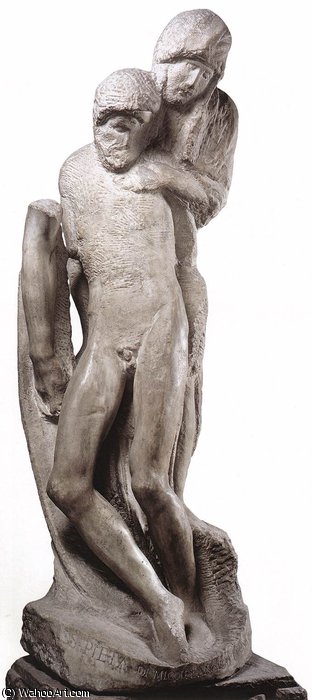Pietà - Pietà Rondanini, (unfinished) — Michelangelo Buonarroti