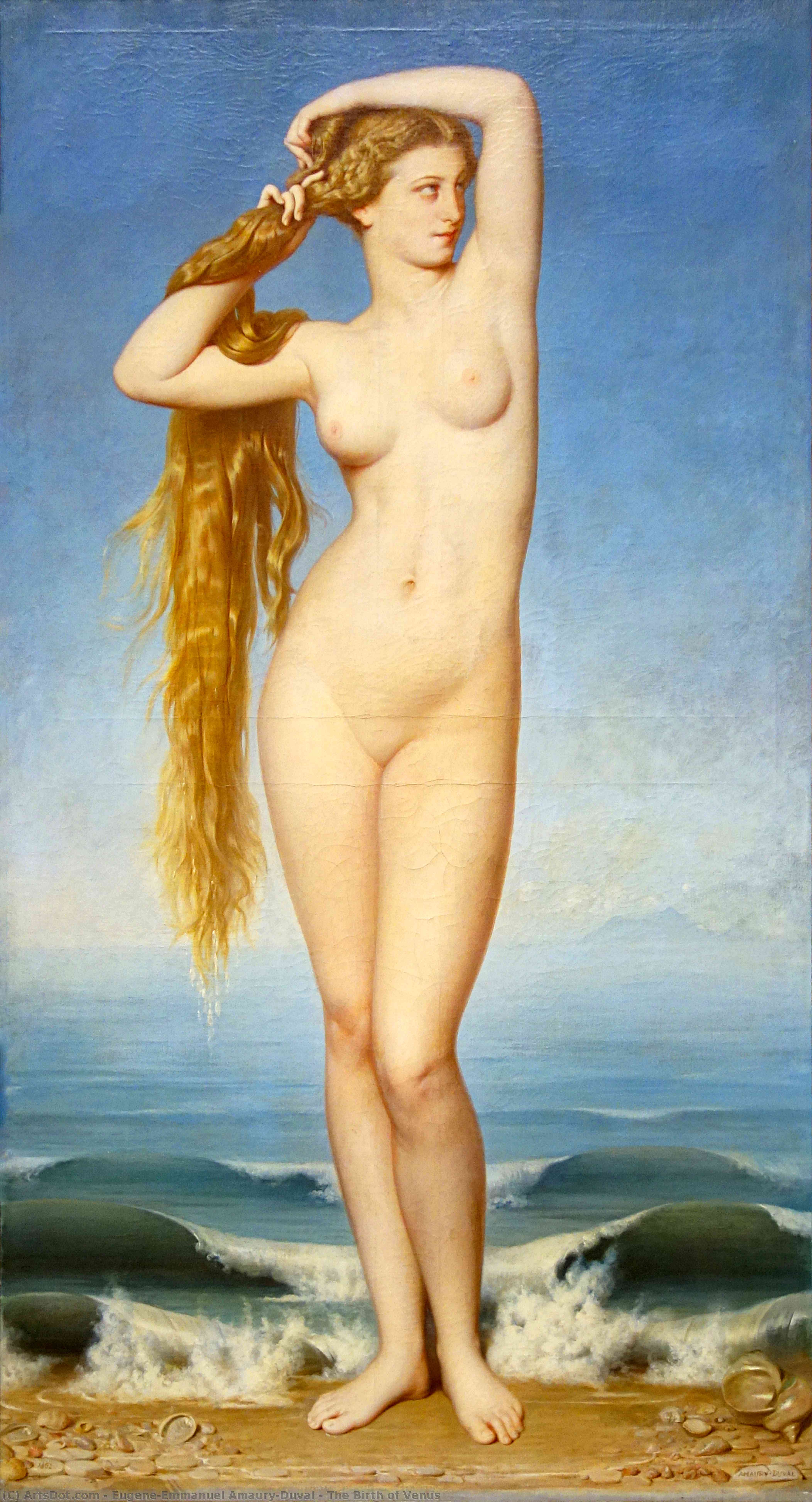 The Birth Of Venus — Eugene-emmanuel Amaury-duval