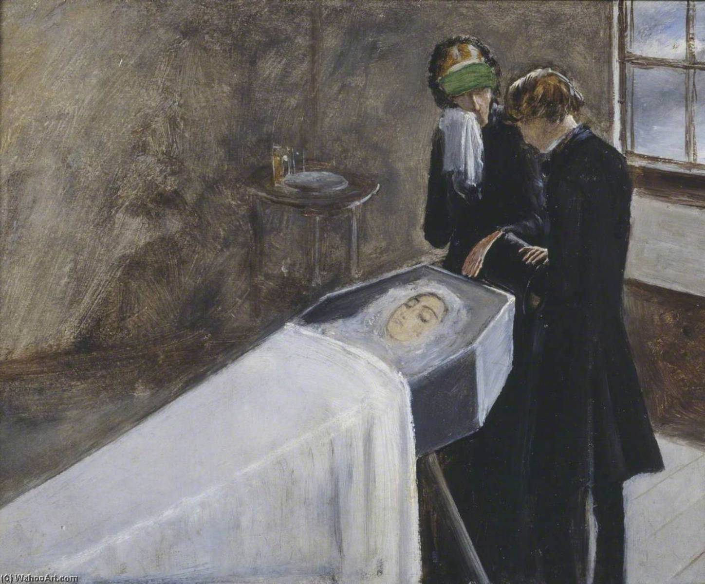 The Artist Attending The Mourning Of A Young Girl — Sir John Everett Millais