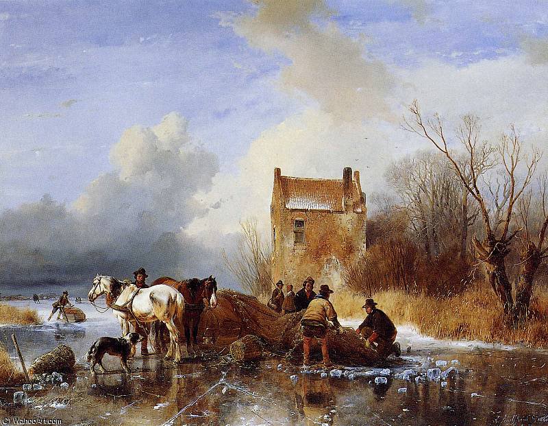 Fishermen On Ice Sun — Андреас Шелфхоут