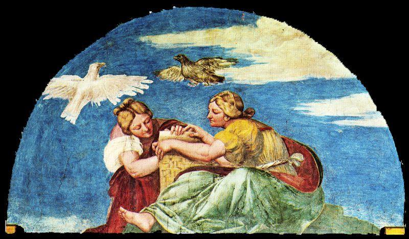 Frescoes Of The Farnesina (aglauros And Erse) — Sebastiano Del Piombo