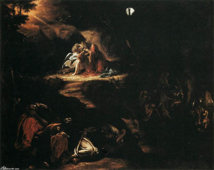 Christ In The Garden Of Gethsemane — Orazio Borgianni