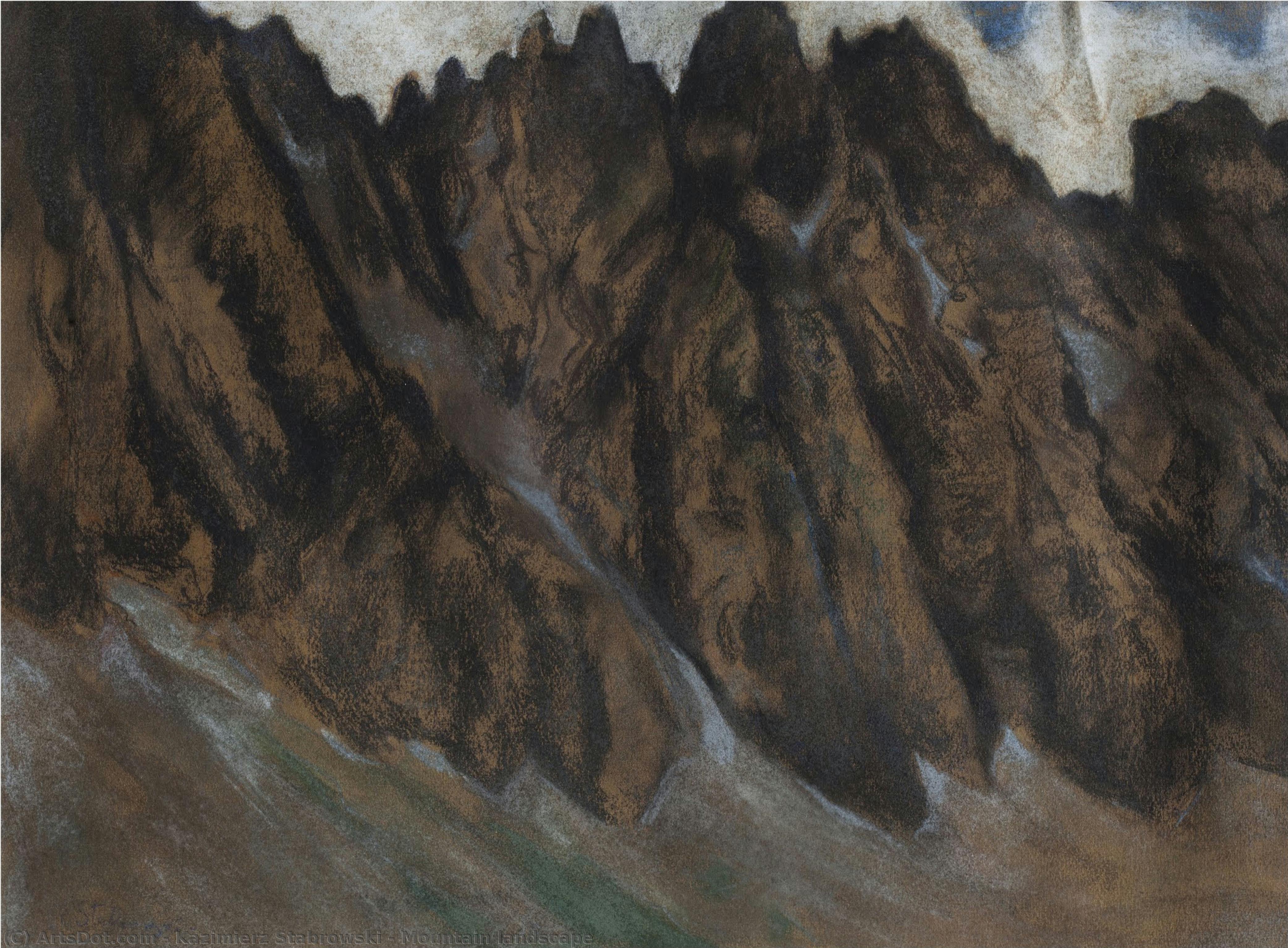 Mountain Landscape — カジミエシュ・スタブロフスキ