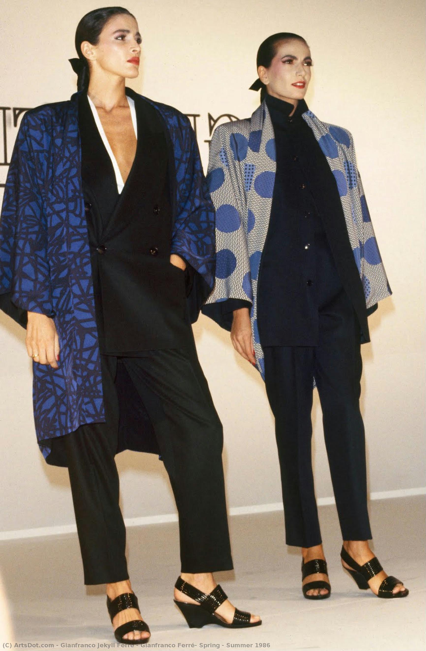 Gianfranco Ferré, Spring / Summer 1986 — Джанфранко Ферре