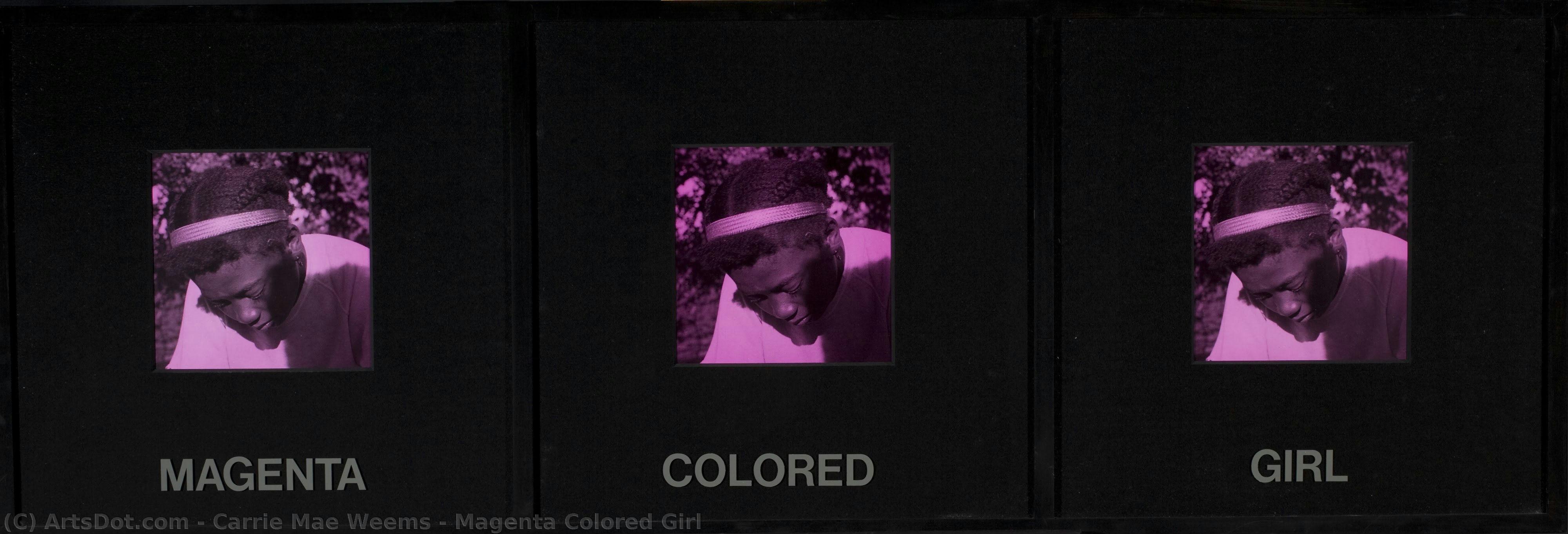 Magenta Colored Girl — Carrie Mae Weems