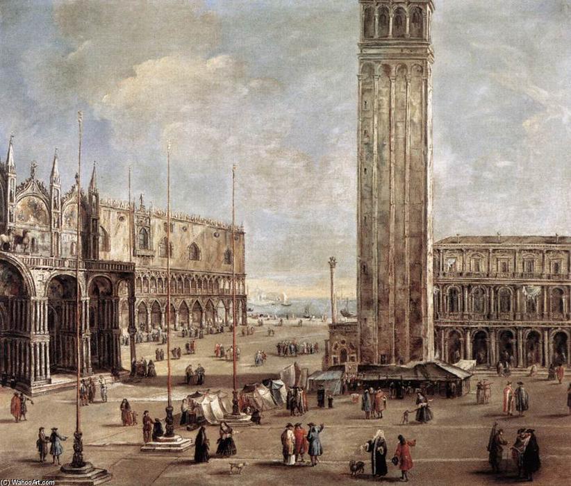 View Of The Piazza San Marco From The Procuratie Vecchie — Antonio Stom