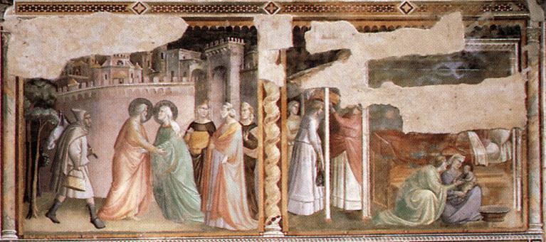 Life Of The Virgin (detail) — Taddeo Gaddi
