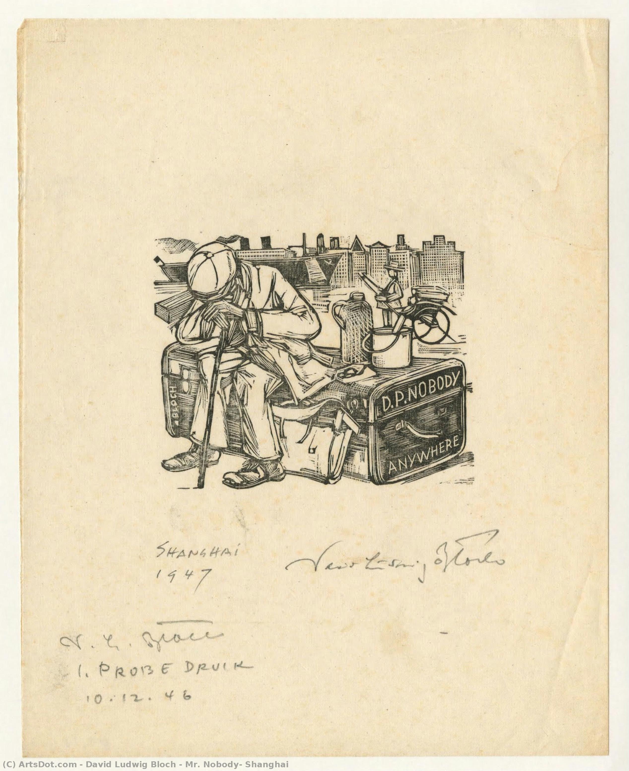 Mr. Nobody, Shanghai — David Ludwig Bloch