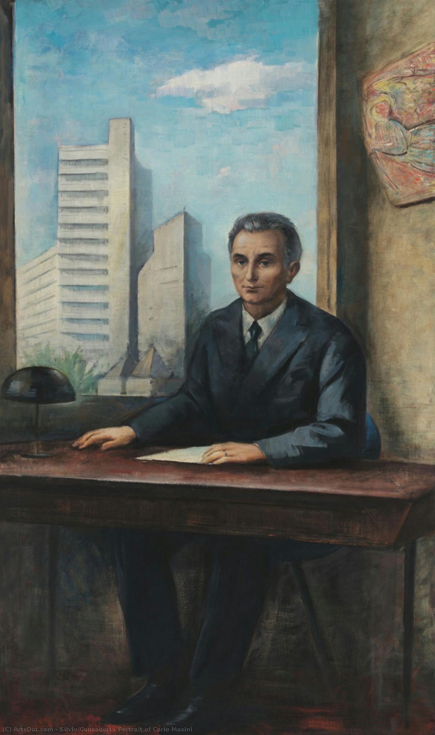 Portrait Of Carlo Masini — Silvio Consadori