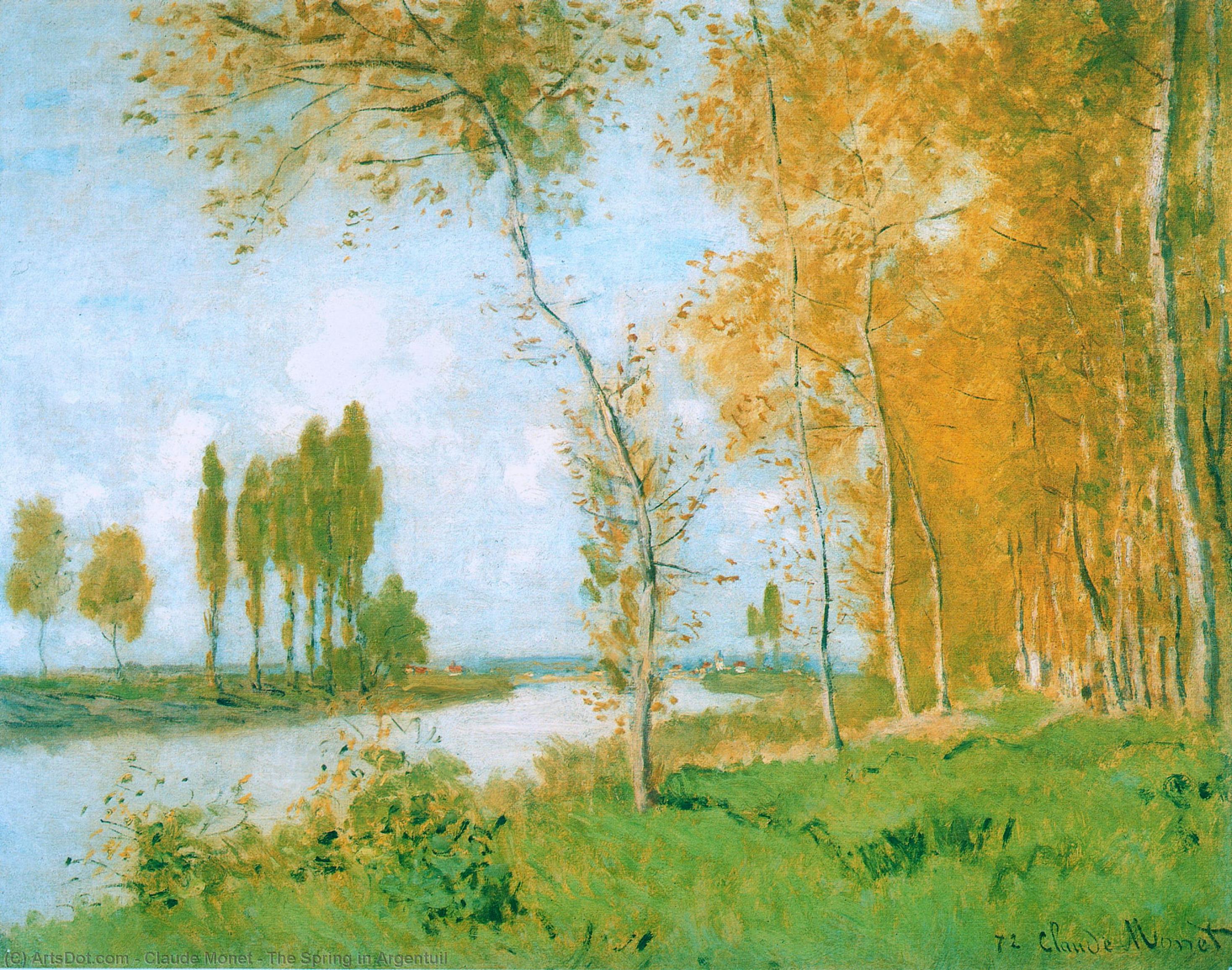Proleće U Aržanji — Клод Моне