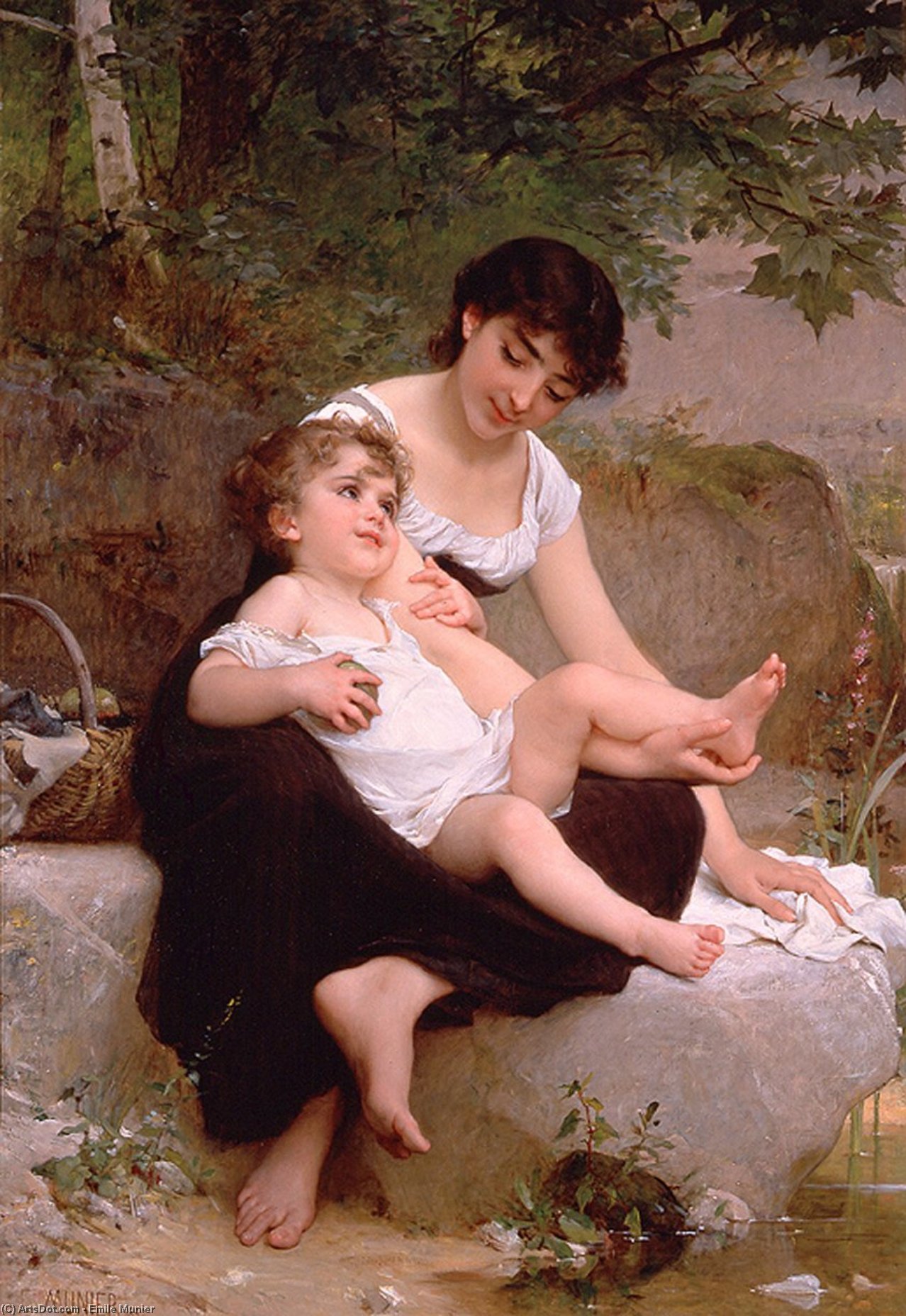 Mother And Child — Эмиль Муньер