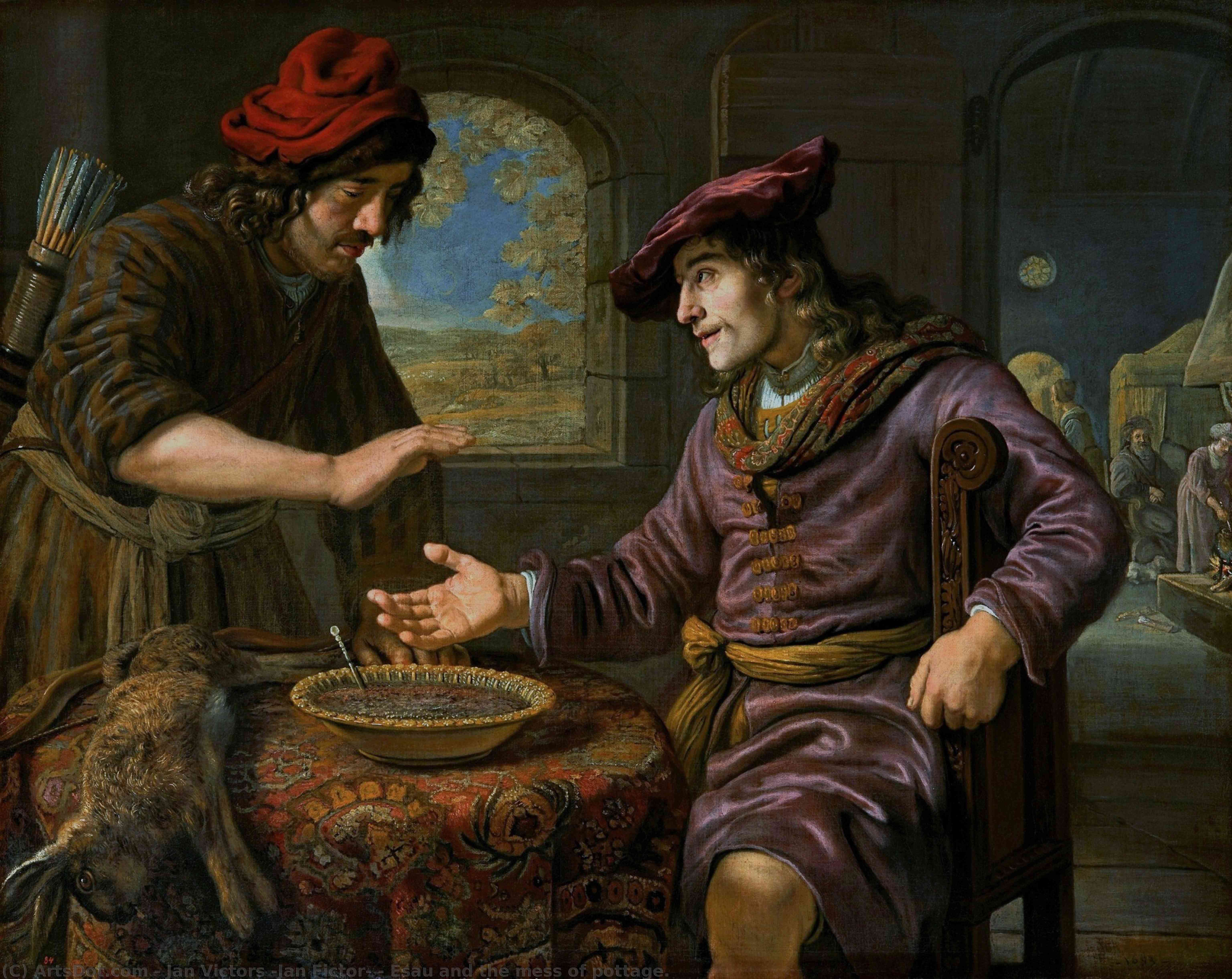 Esau And The Mess Of Pottage. — Jan Viktor