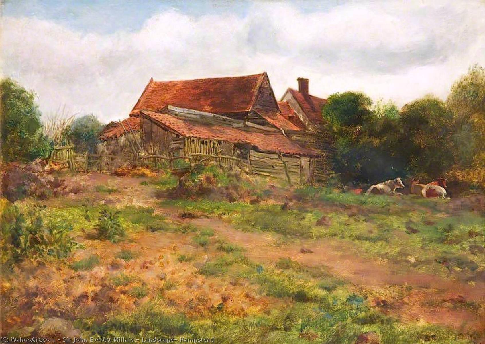 Landscape, Hampstead — Sir John Everett Millais