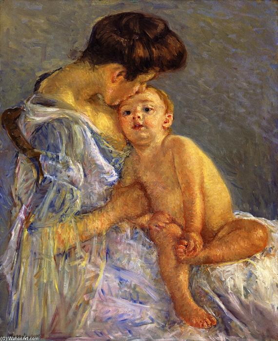 Motherhood (also Known As Mother Kissing Her Baby) — Mary Stevenson Cassatt