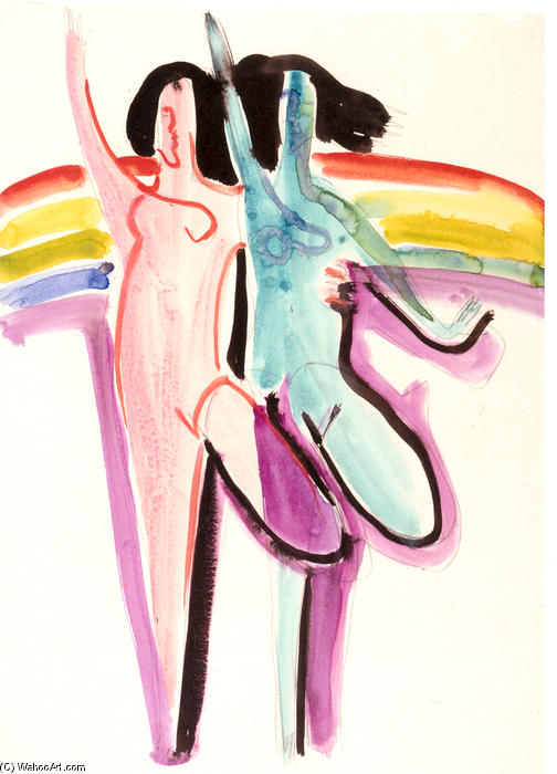 Design For The Banquet Hall In Essen — Ernst Ludwig Kirchner