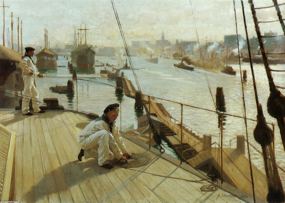 Kööpenhaminan Ankkuripaikalta Ii — Albert Edelfelt