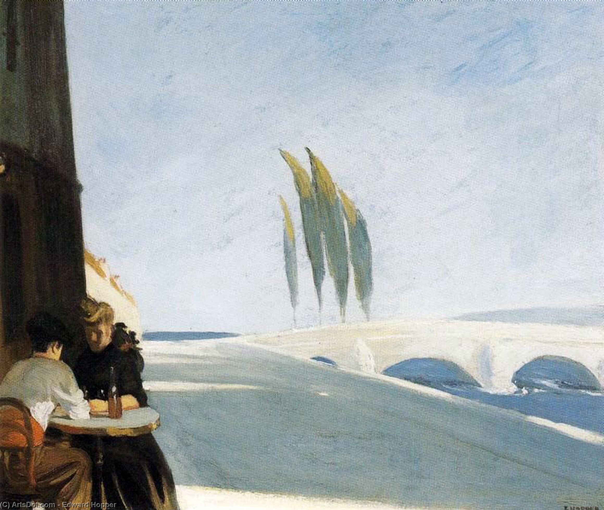 Wine Shop (le Bistro) — Edward Hopper