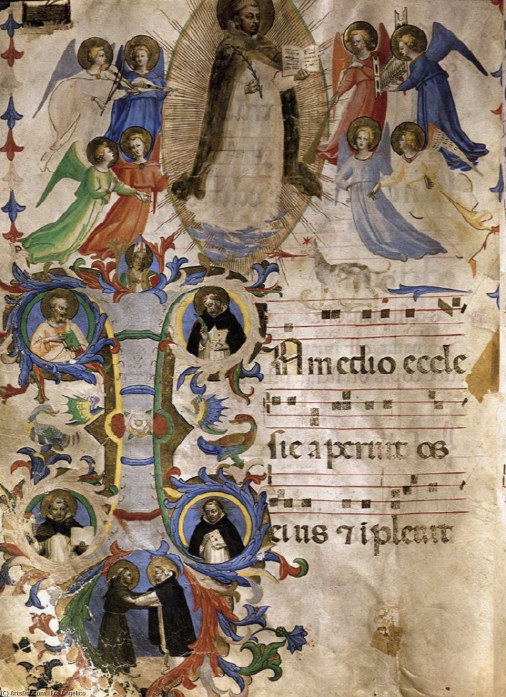 Missal 558 (folio 67v) — Фра Анджелико