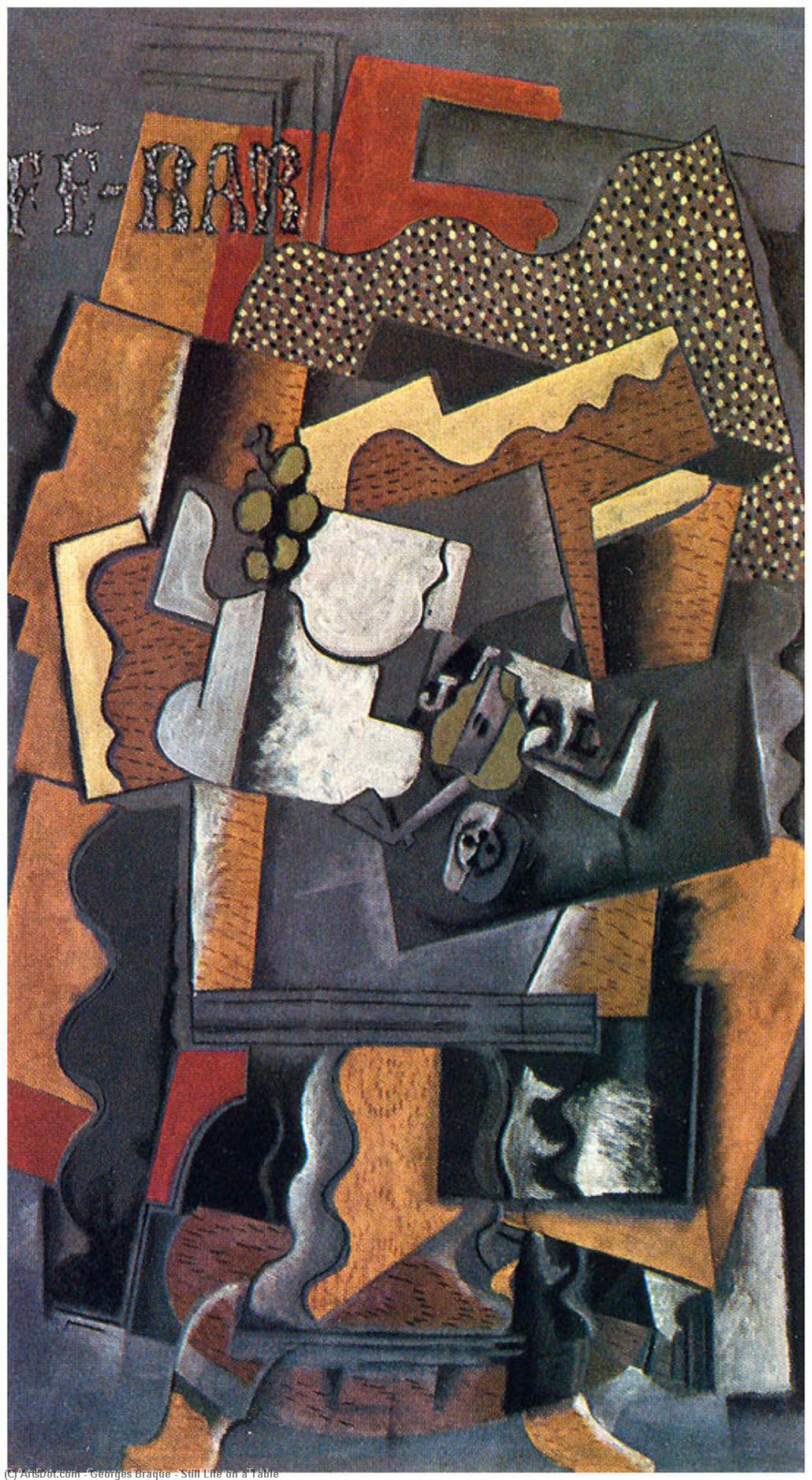 Still Life On A Table — Жорж Брак