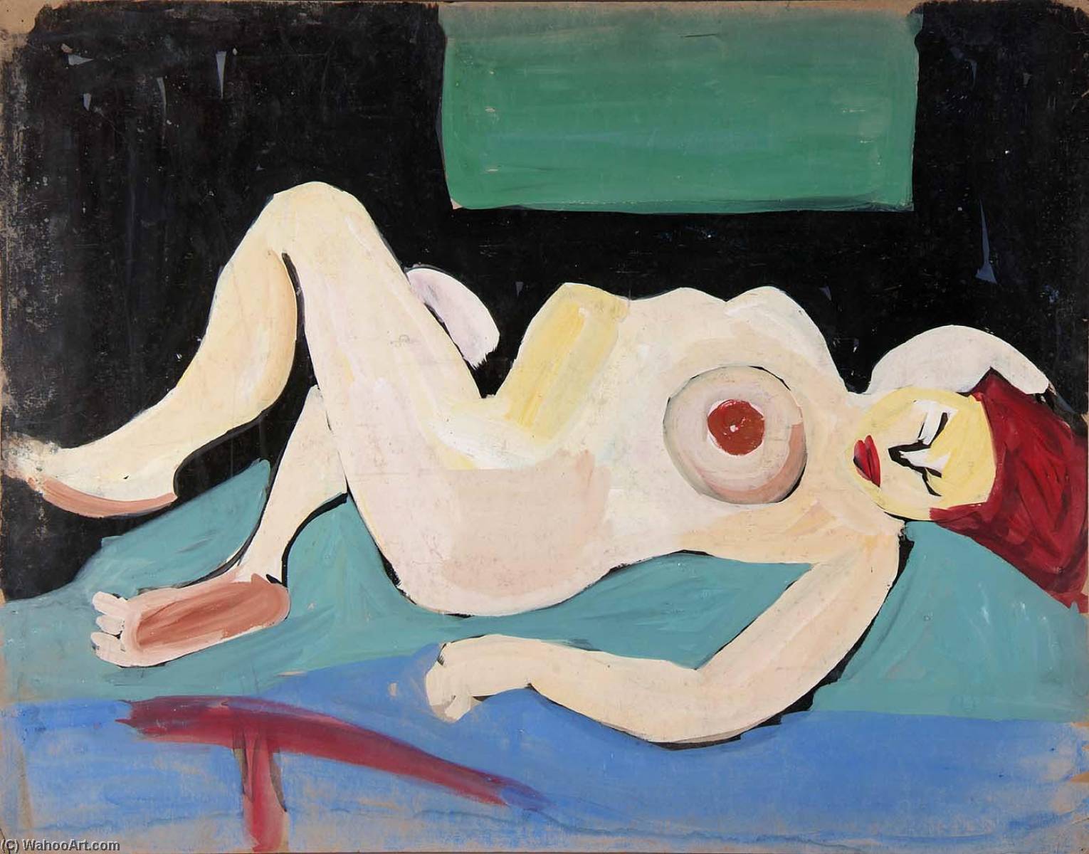 Reclining Female Nude — William H. Johnson