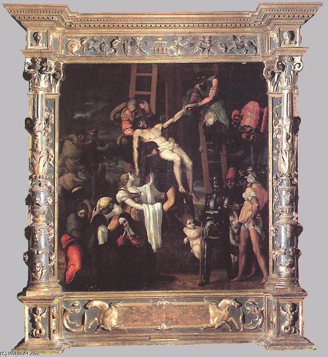 Descent From The Cross (with Original Frame) — Pedro Machuca