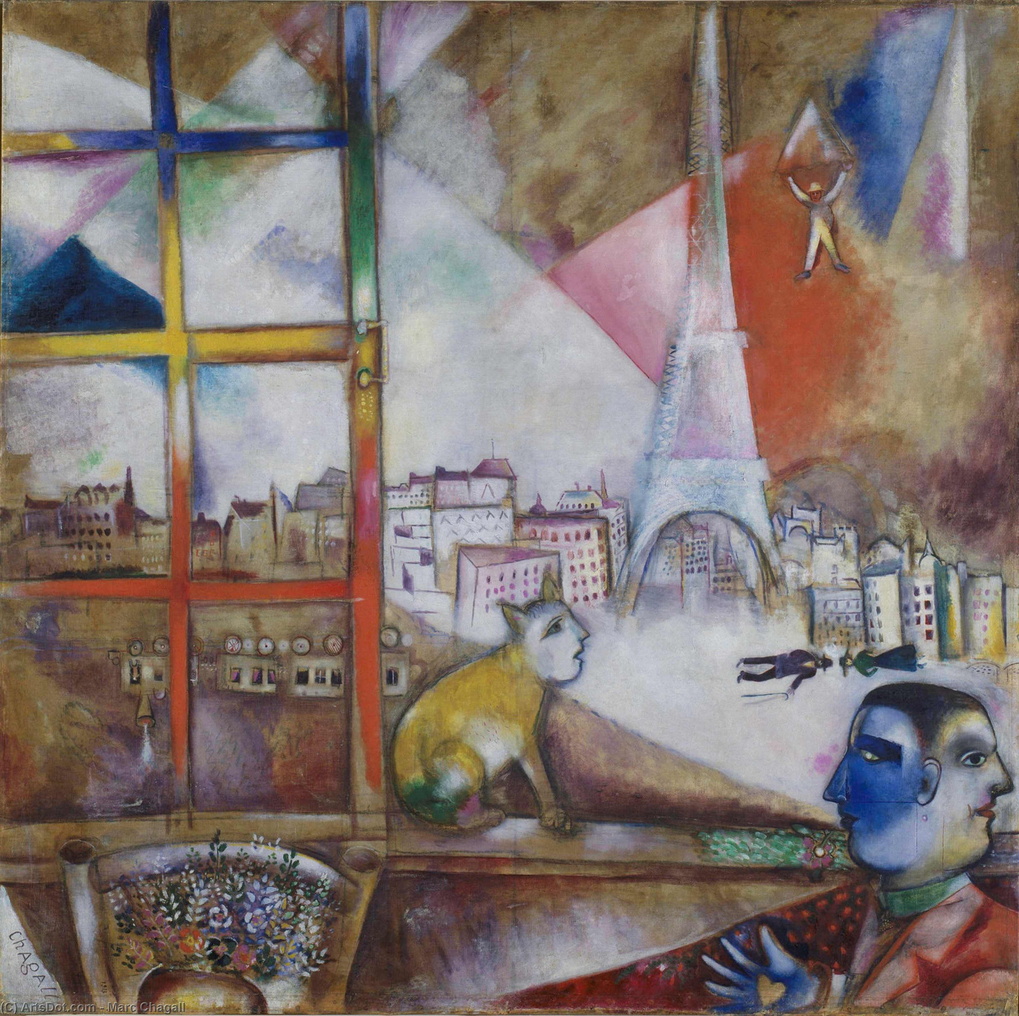 Paris Through The Window — Марк Шагал