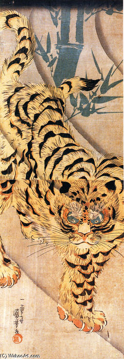 Tiger — Утагава Кунијоши