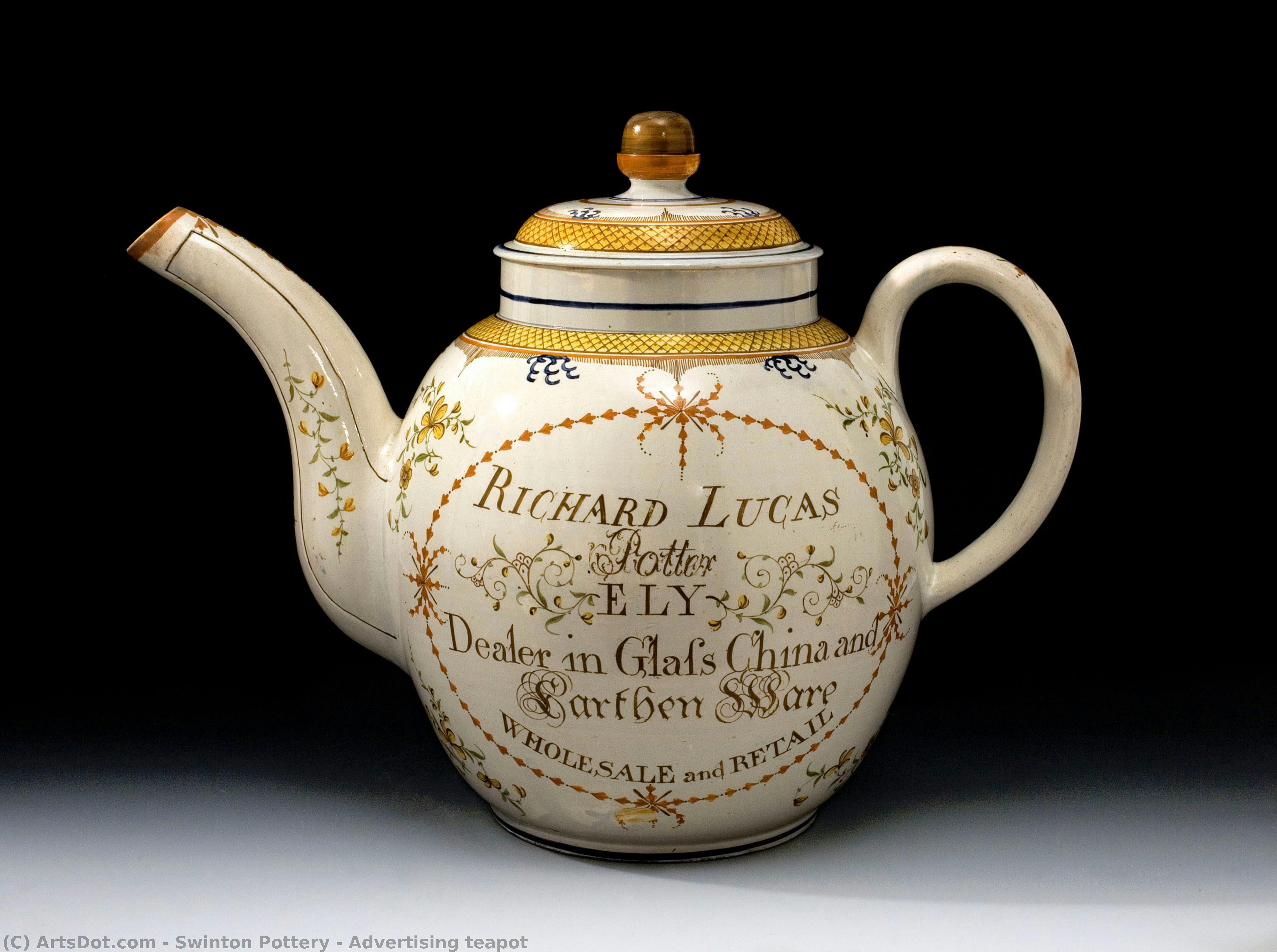 Advertising Teapot — Swinton Pottery