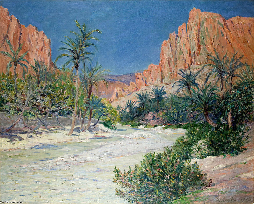 Morning In The Oasis Of Alkantra — Maxime Emile Louis Maufra
