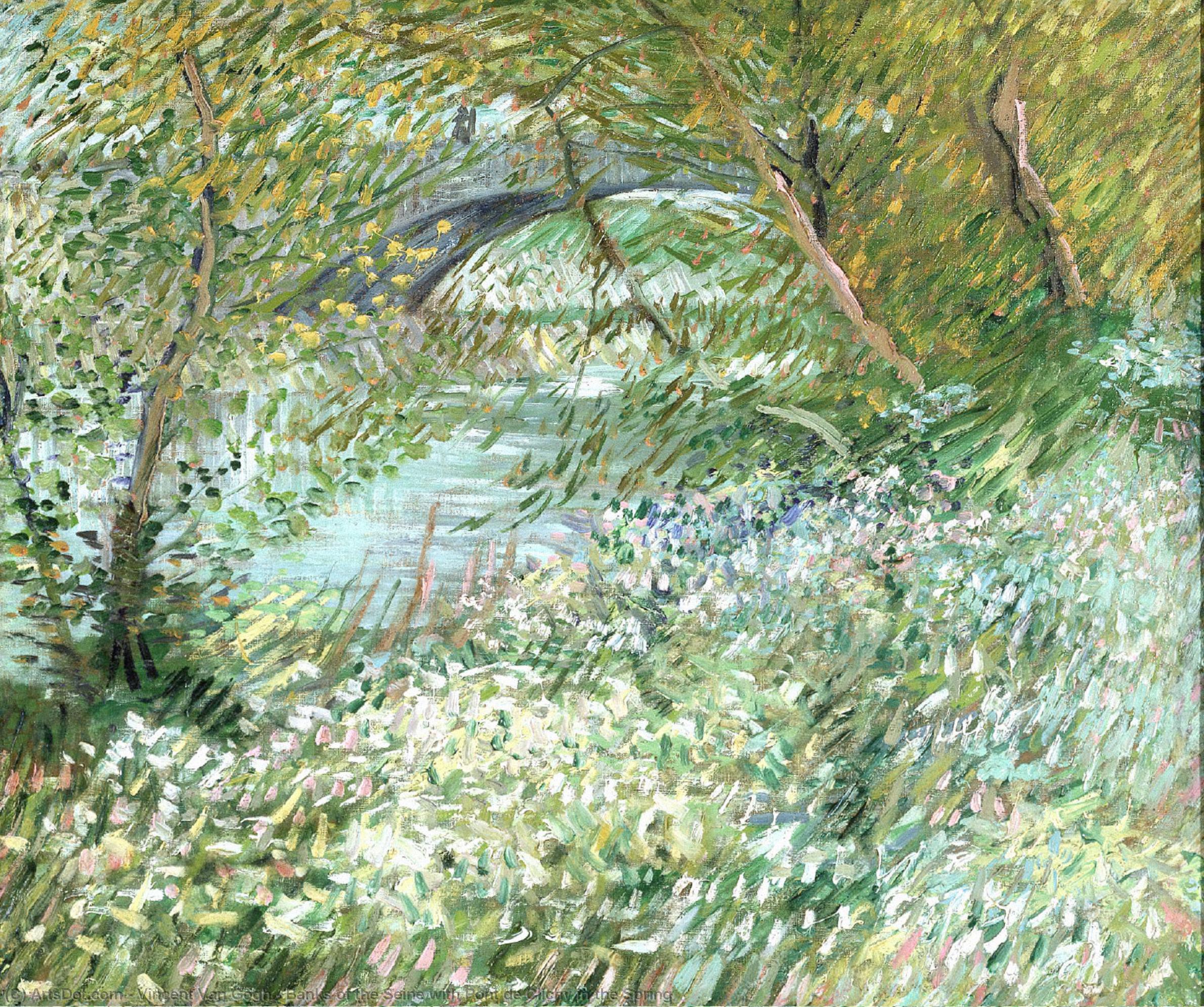Bancos Del Sena Con El Puente De Clichy — Vincent Willem Van Gogh