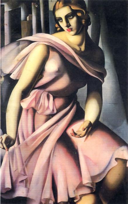 Portrait Of Romana De La Salle — Tamara De Lempicka