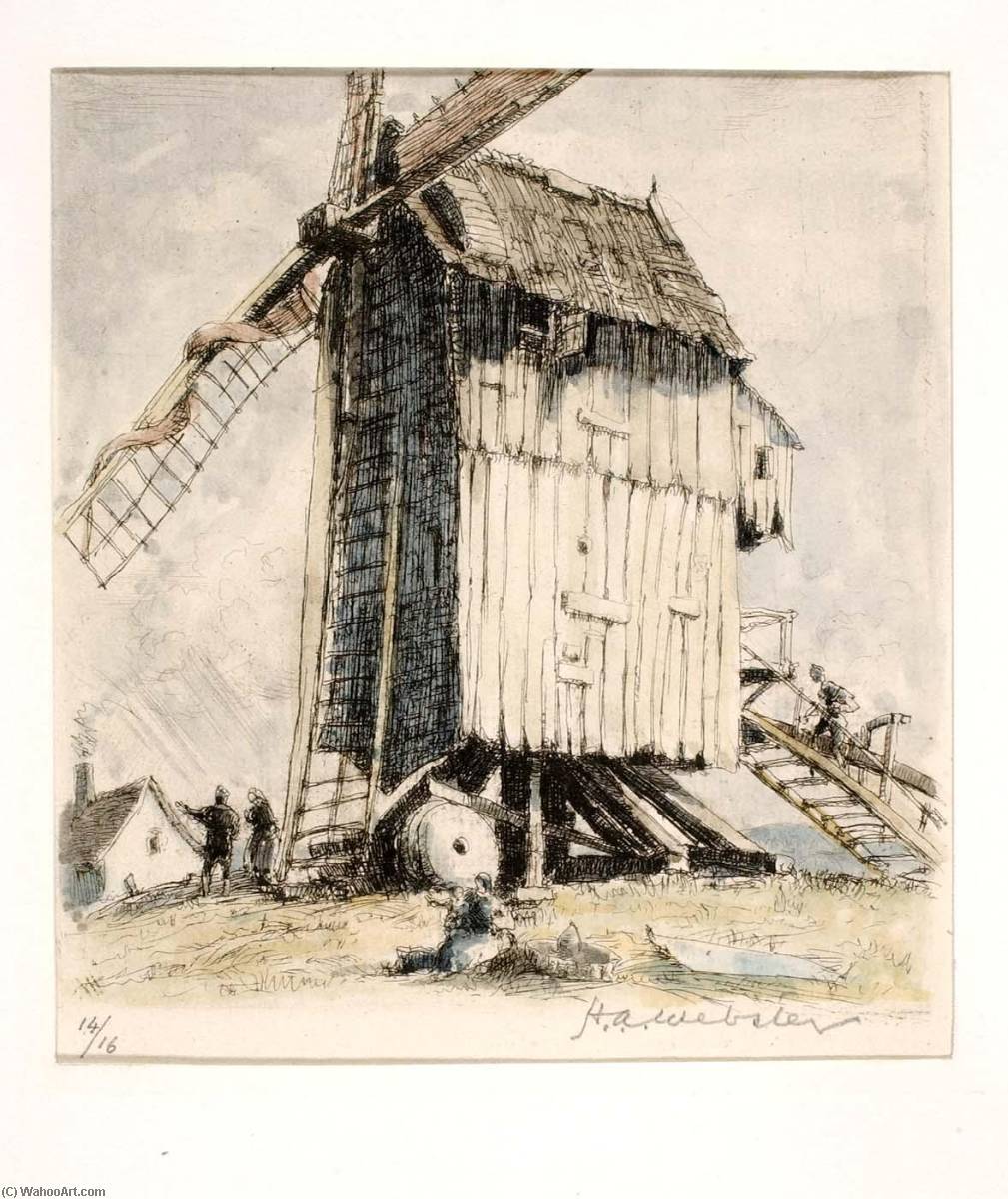 Le Moulin Zacharie, Franleu — Herman Armour Webster