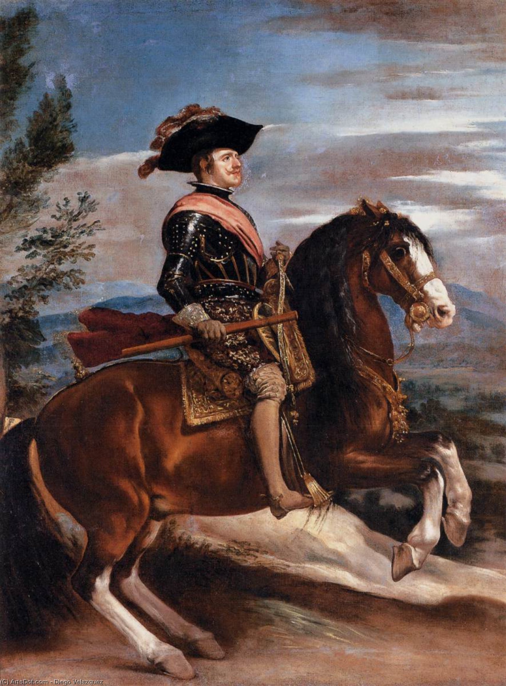 Портрет Филиппа Iv Испании На Коне — Diego Rodríguez De Silva Y Velázquez