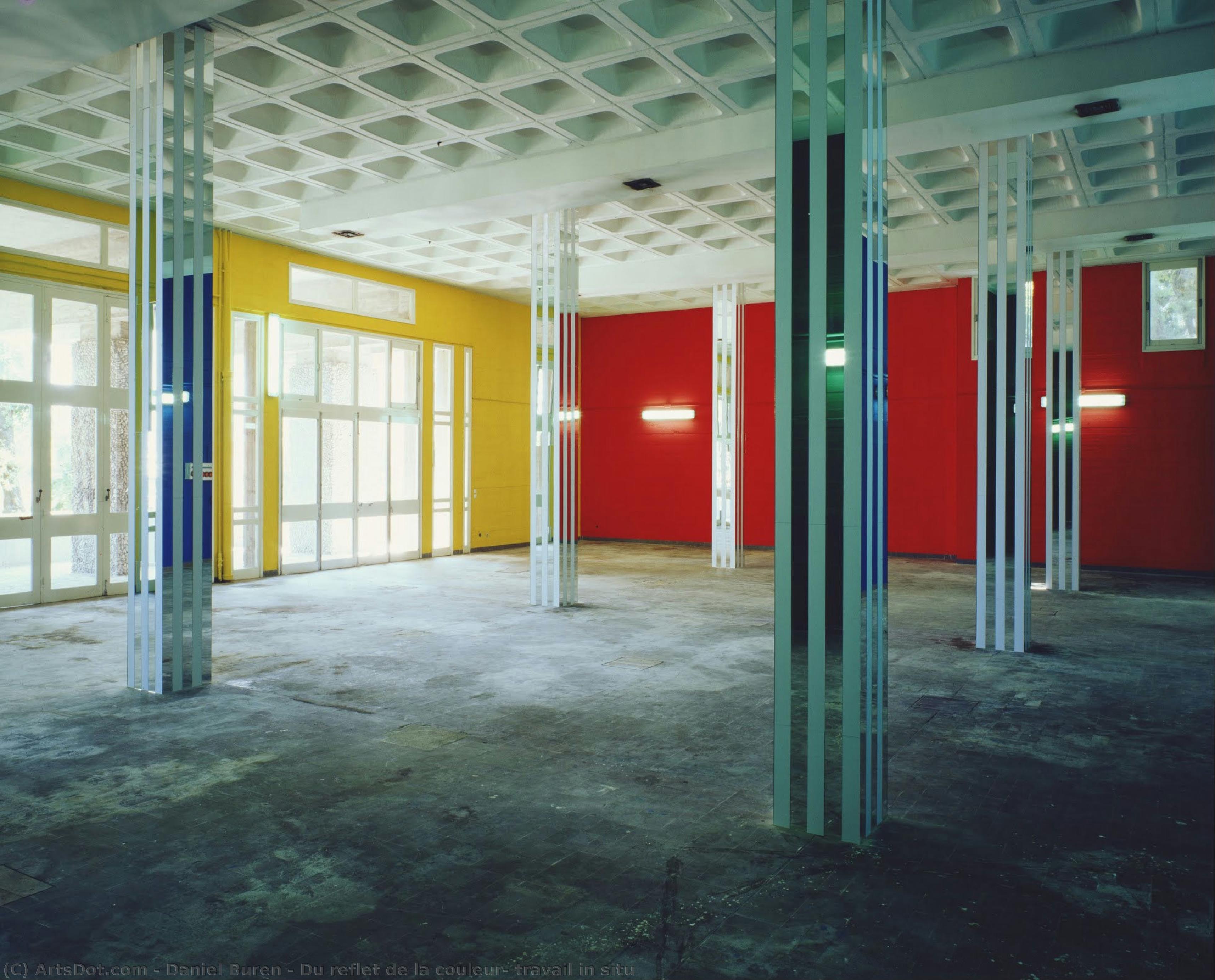 Du Reflet De La Couleur, Travail In Situ — Daniel Buren