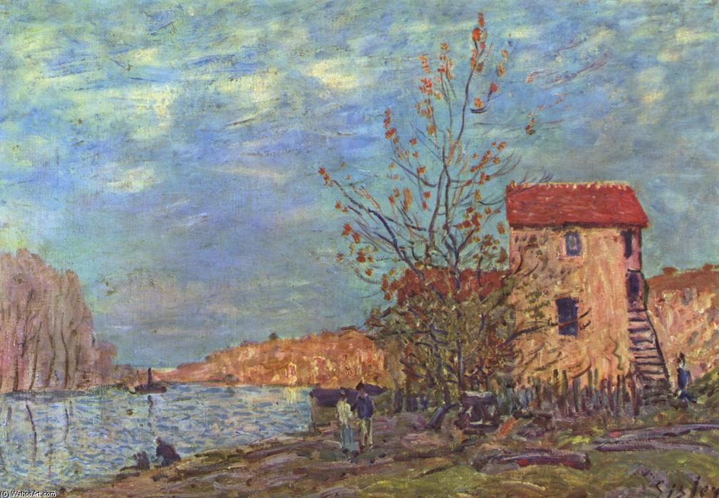 The Loing At Moret — Alfred Sisley