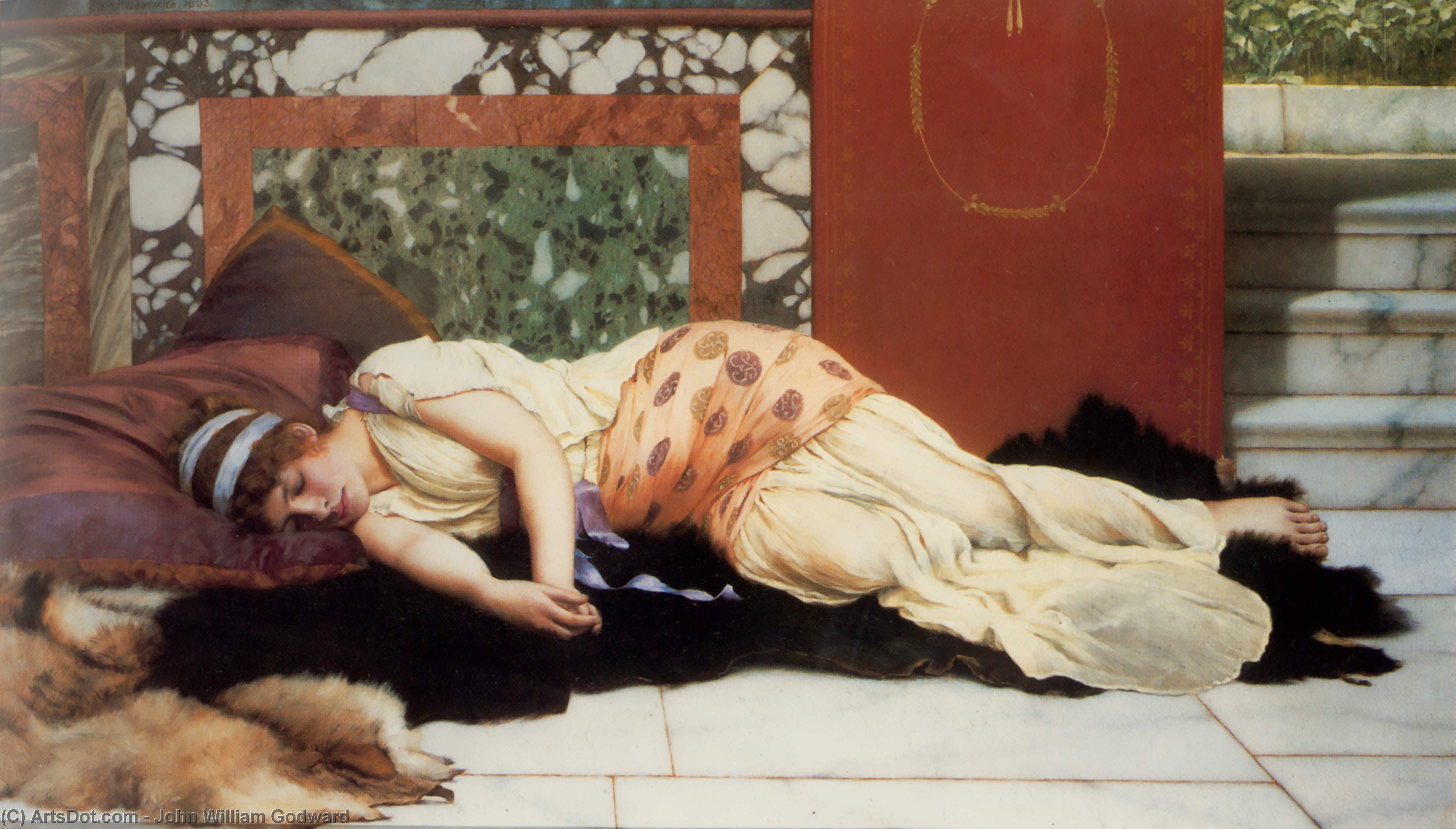 Endymion — R.b.a John William Godward