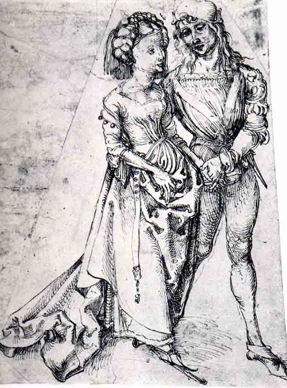 Young Couple, Hamburger Kunsthalle — Albrecht Dürer