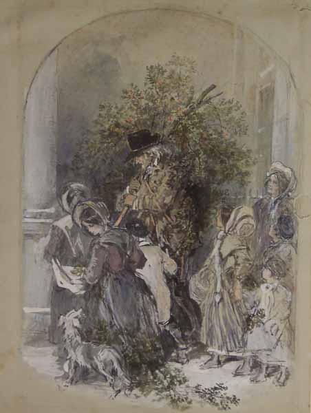 The Mistletoe Seller — Myles Birket Foster