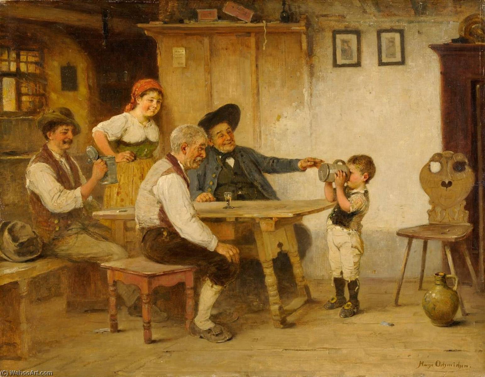 The First Sip — Hugo Oehmichen