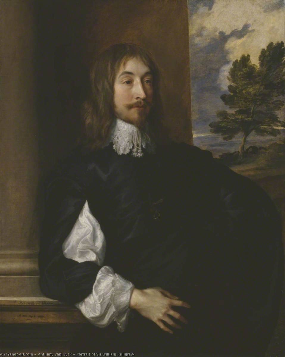 Portrait Of Sir William Killigrew — Sir Anthony Van Dyck
