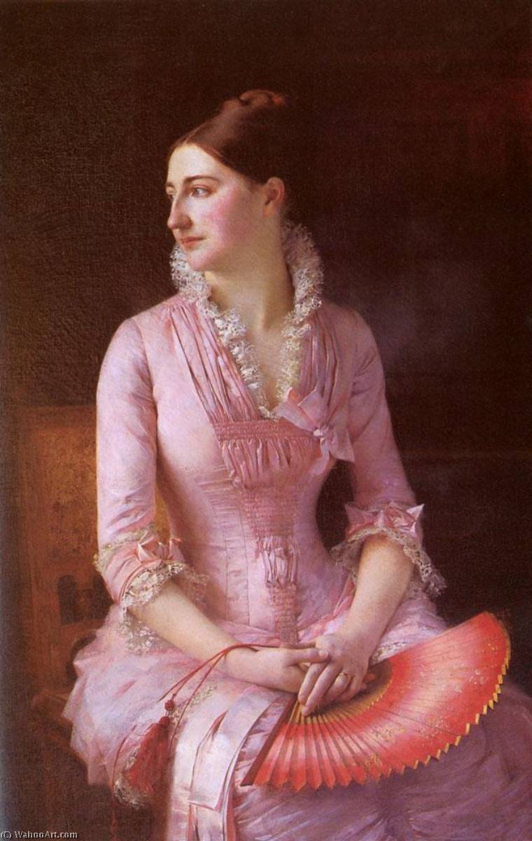 Lady With The Fan — Pascal-adolphe-jean Dagnan-bouveret