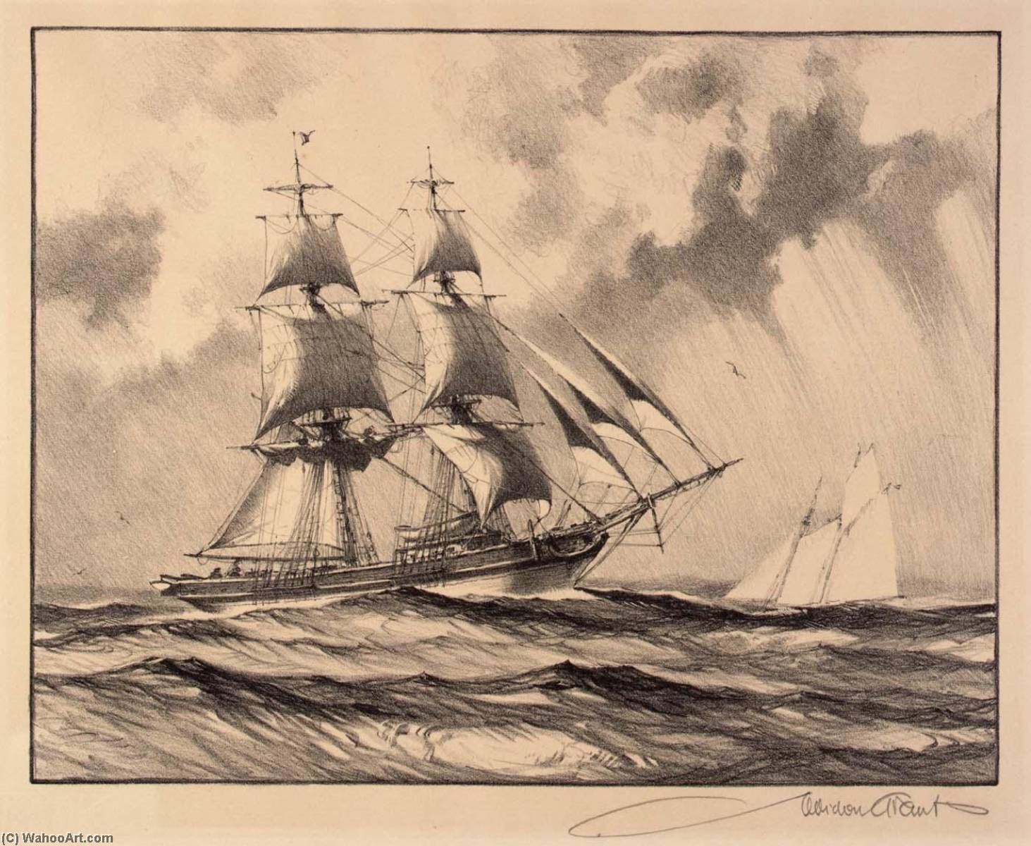 Saucy Brig — Gordon Grant