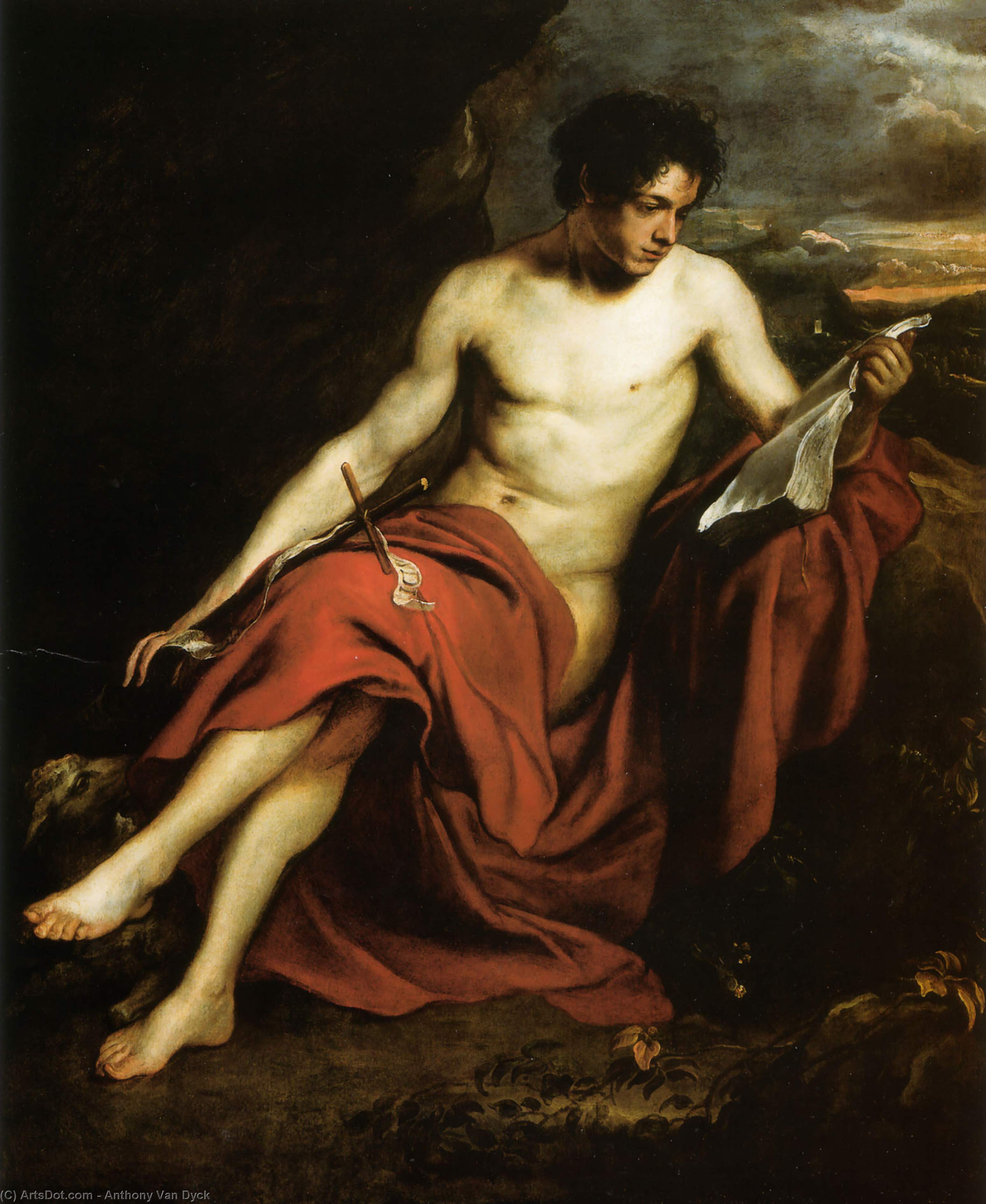 Saint John The Baptist In The Wilderness — Sir Anthony Van Dyck