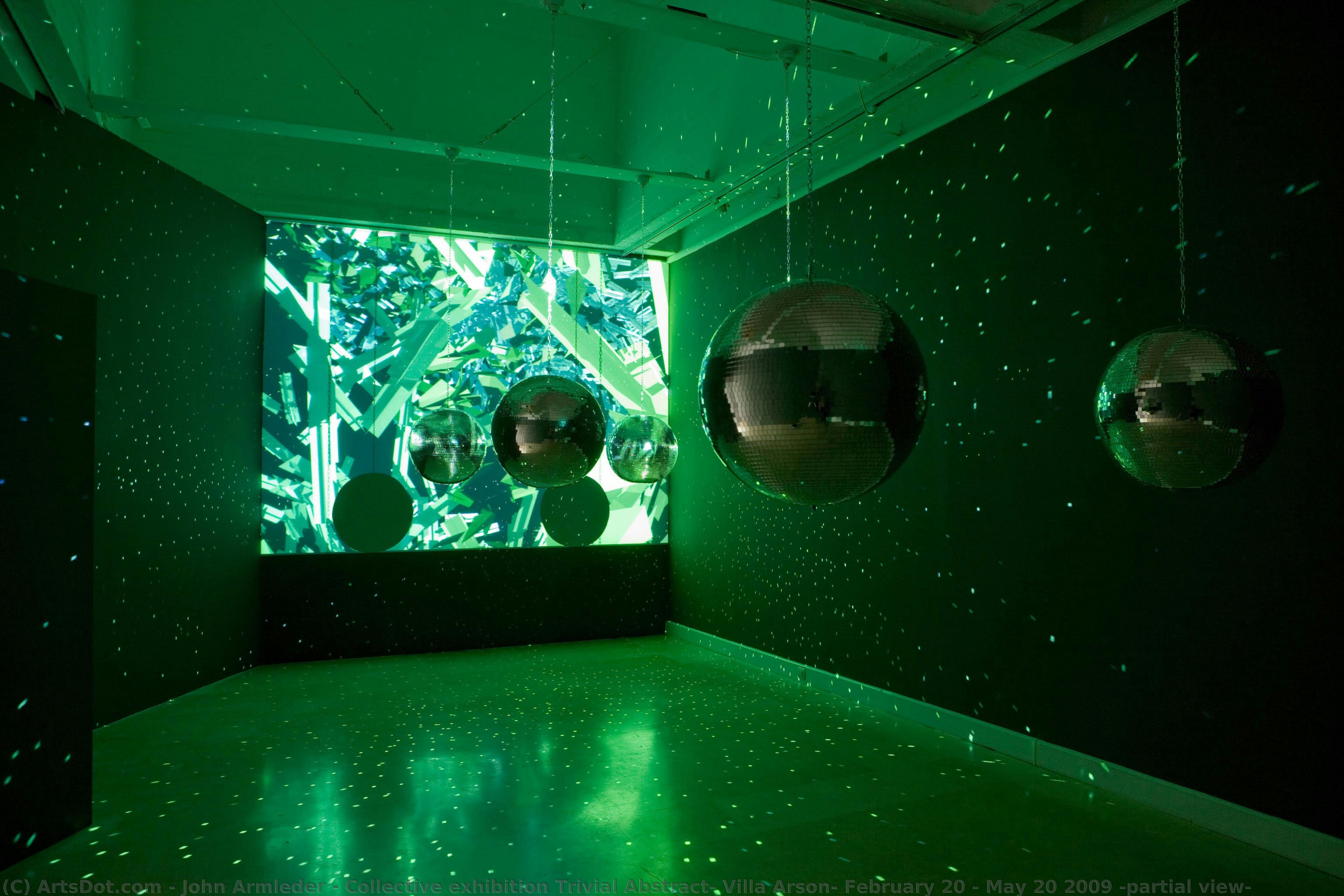 Collective Exhibition Trivial Abstract, Villa Arson, February 20 - May 20 2009 (partial View) — John Armleder